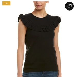 Trina Turk Rossmore Ruffle Sleeveless Sweater
